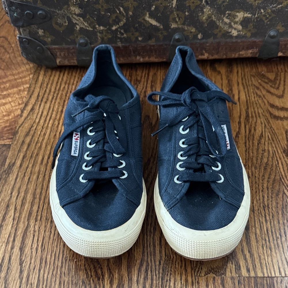 Superga Navy Blue Sneakers